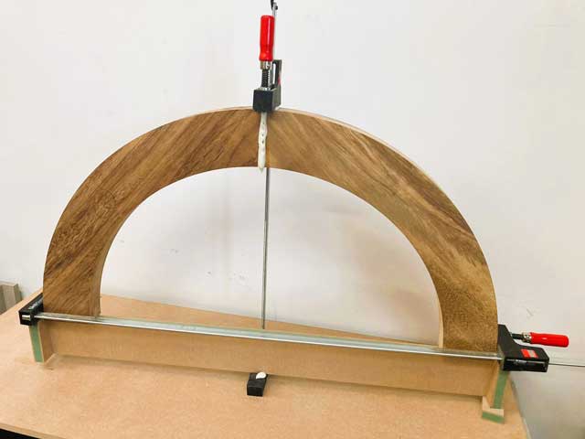 single curve for hardwood gates project